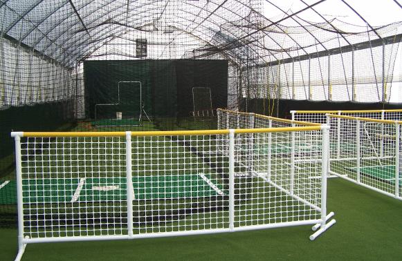 inside view of the baseball softball indoor facility